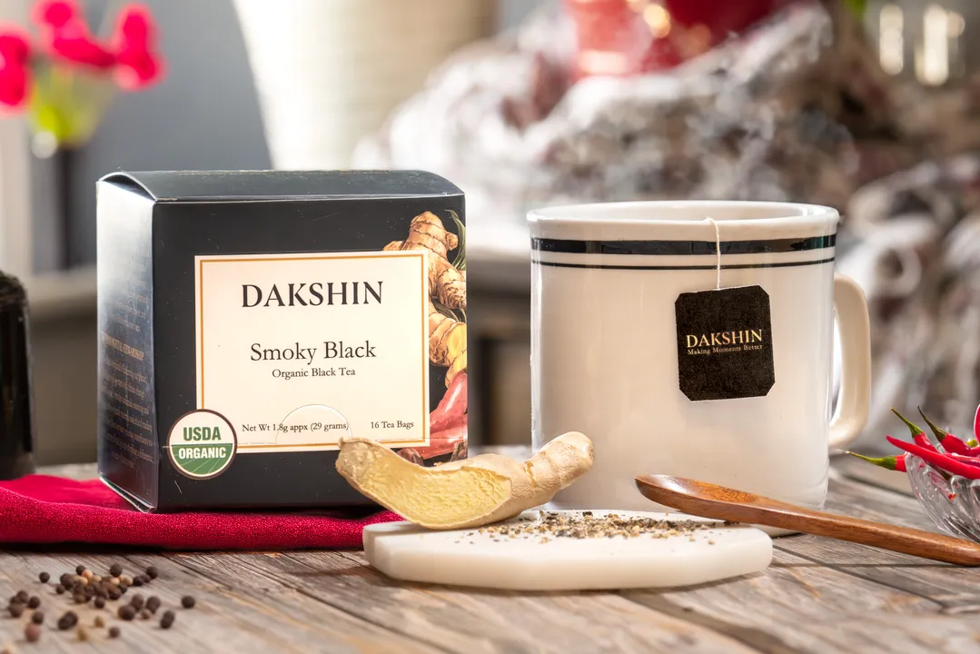 Organic Smoky Black Tea - Bold & Aromatic by Dakshin