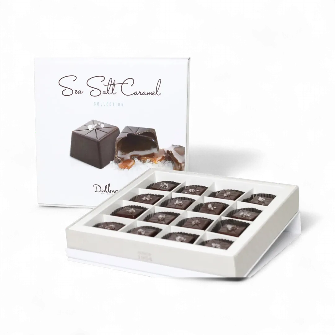 16 Piece Sea Salt Caramel Dark Chocolate Gift Box