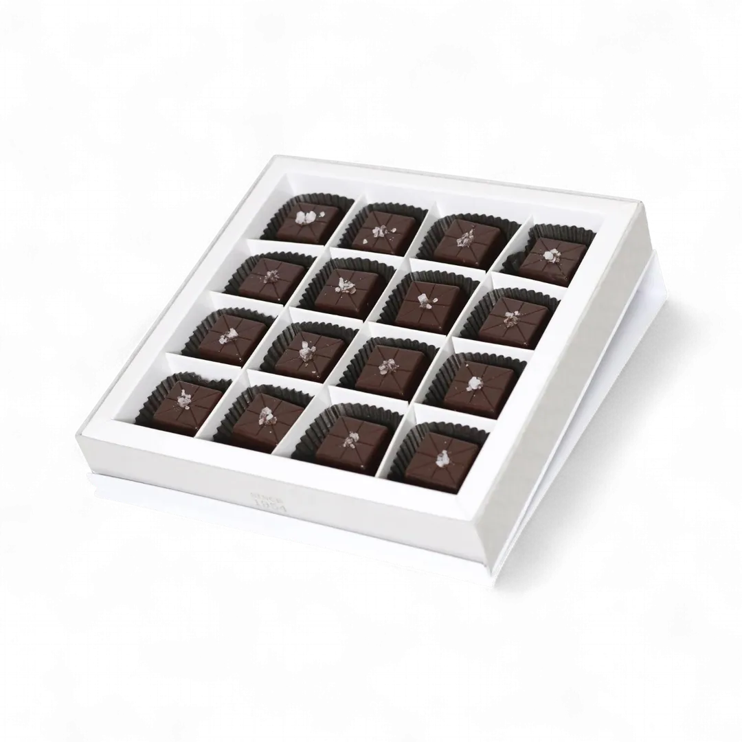 16 Piece Sea Salt Caramel Dark Chocolate Gift Box