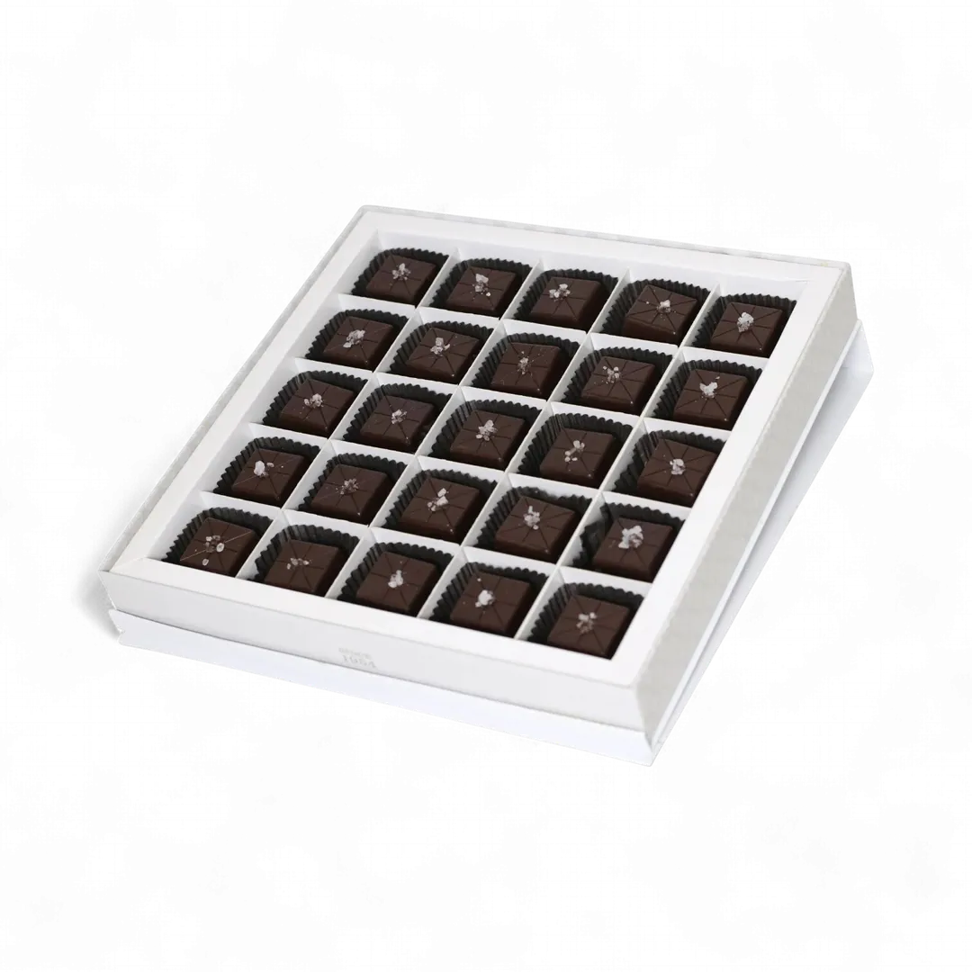 25 Piece Sea Salt Dark Chocolate Gift Box