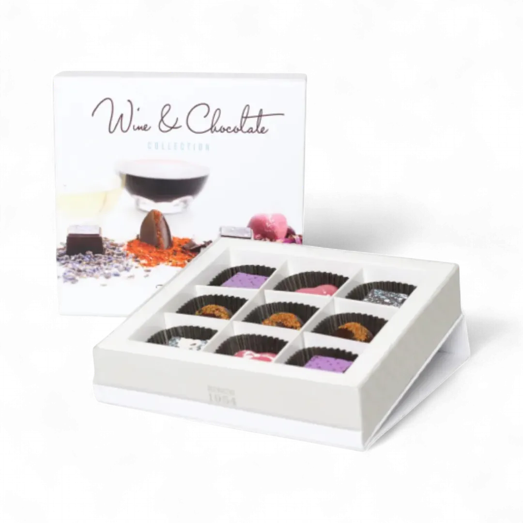 9pc Wine & Chocolate Pairing Box