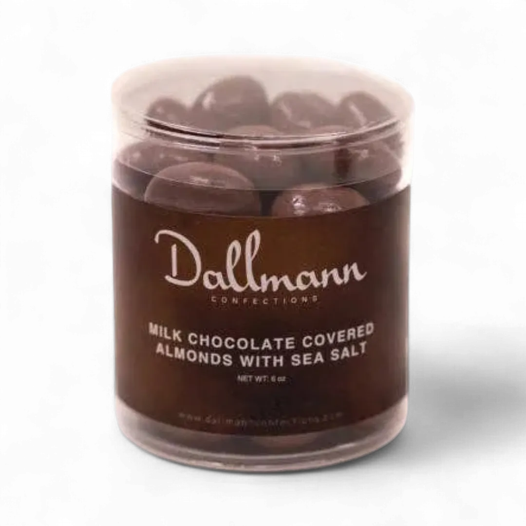 Milk Chocolate Covered Almonds with Sea Salt