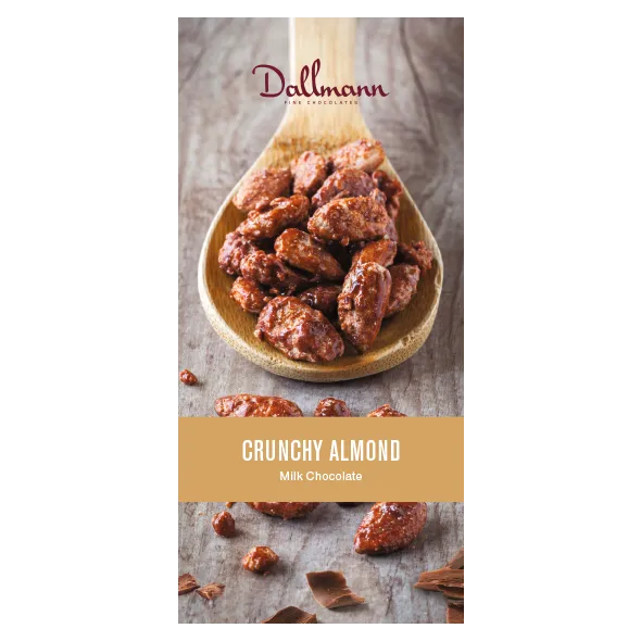 Milk Chocolate Crunchy Almond Chocolate Bar