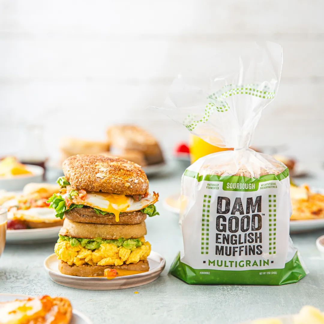 "Multigrain" Sourdough English Muffins