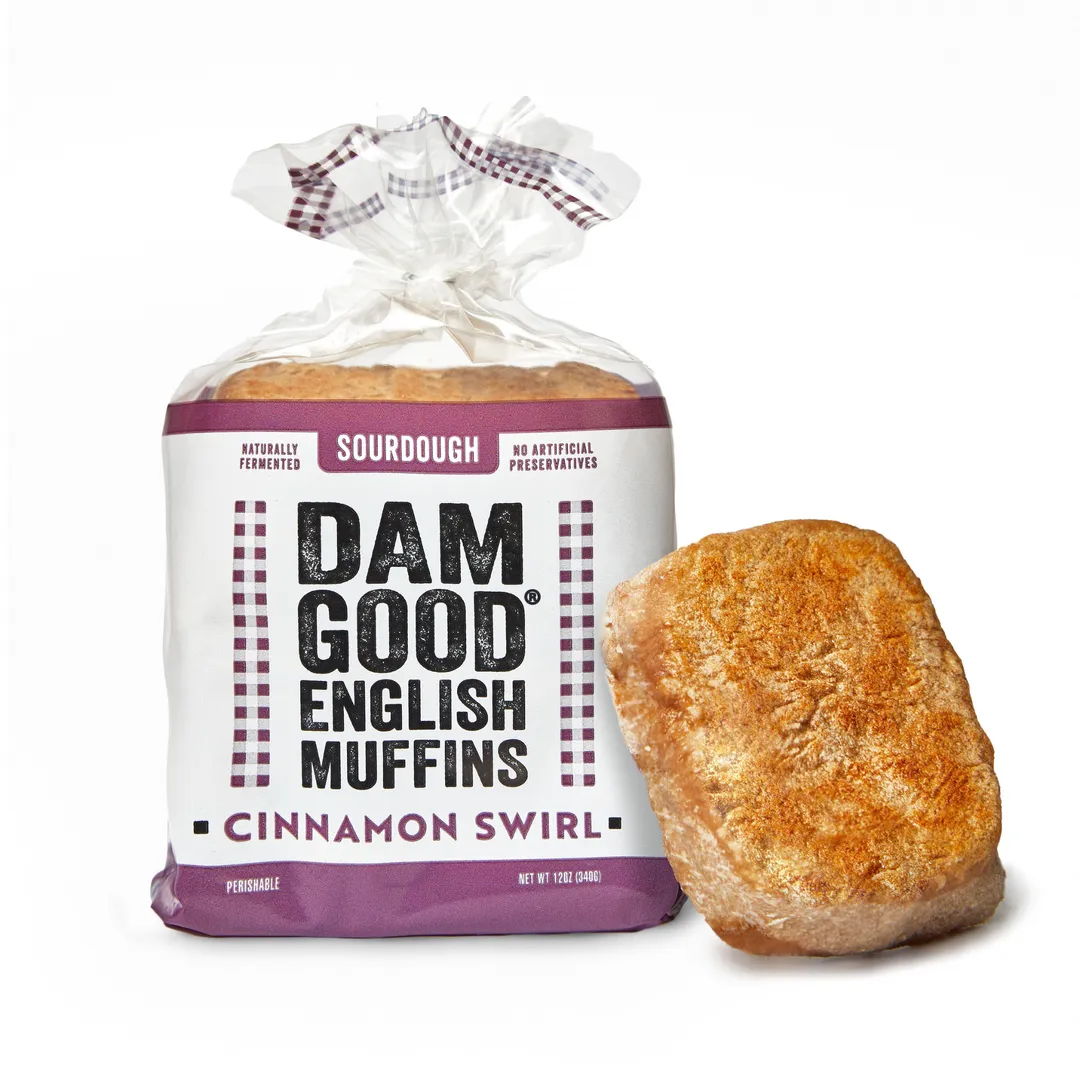 "Cinnamon Swirl" Sourdough English Muffins