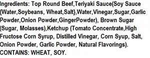 1.4 oz Premium Teriyaki Beef Jerky