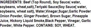 1.4 oz Western Style Beef Jerky