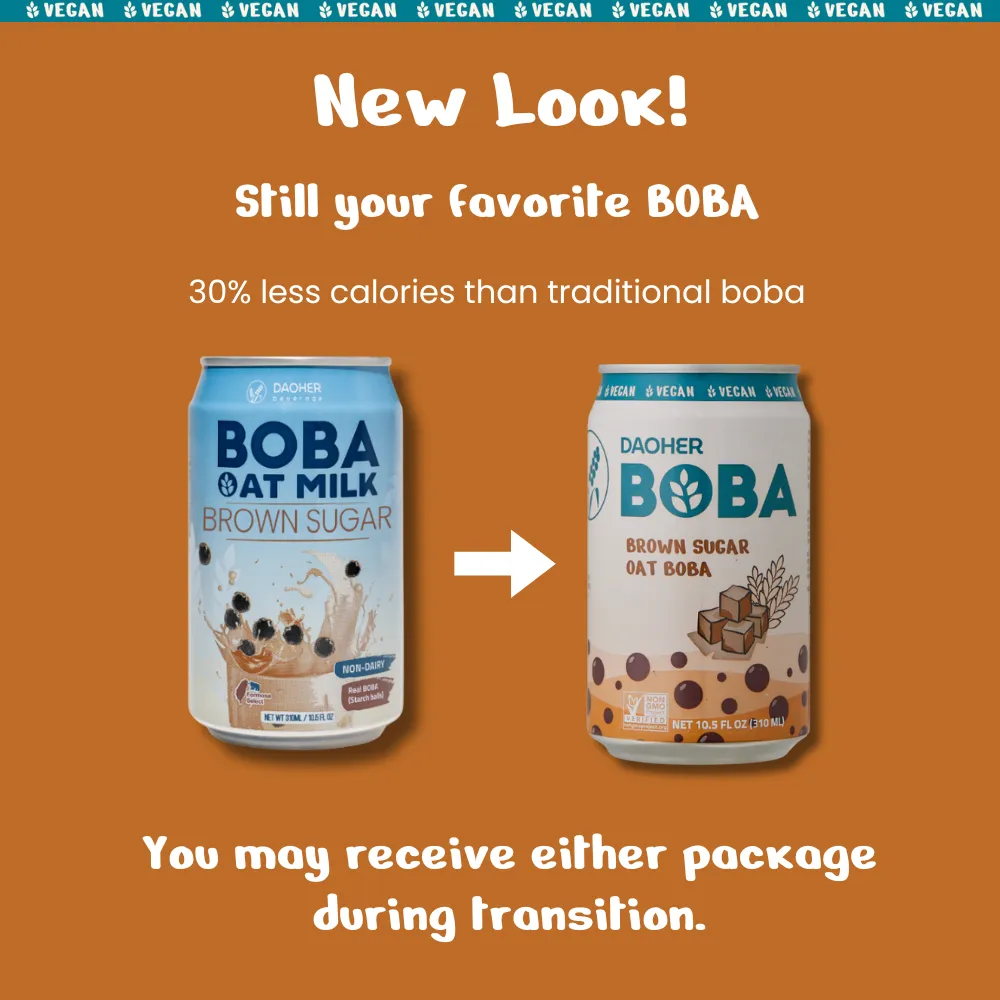 Daoher Brown Sugar Oat BOBA (vegan)