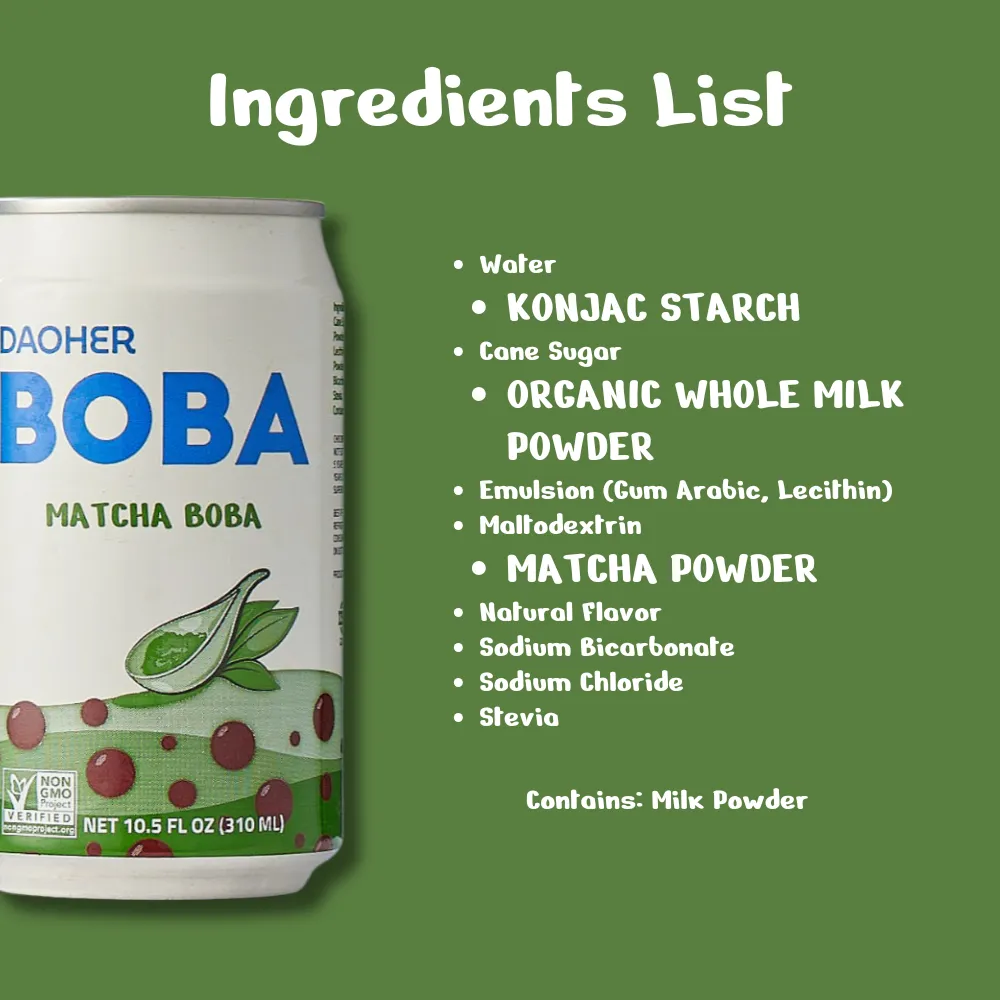 Daoher Matcha BOBA