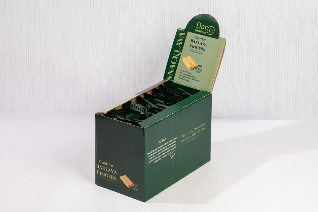 Baklava Fingers Cashew - Snacklava® | 20 Pack