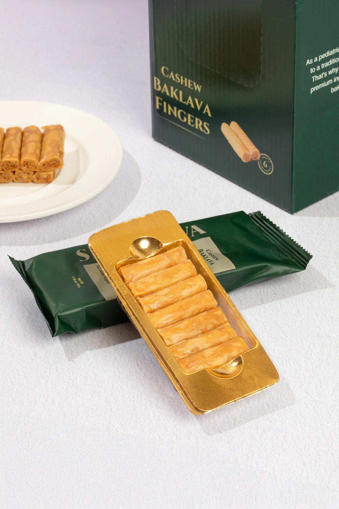Baklava Fingers Cashew - Snacklava® | 20 Pack