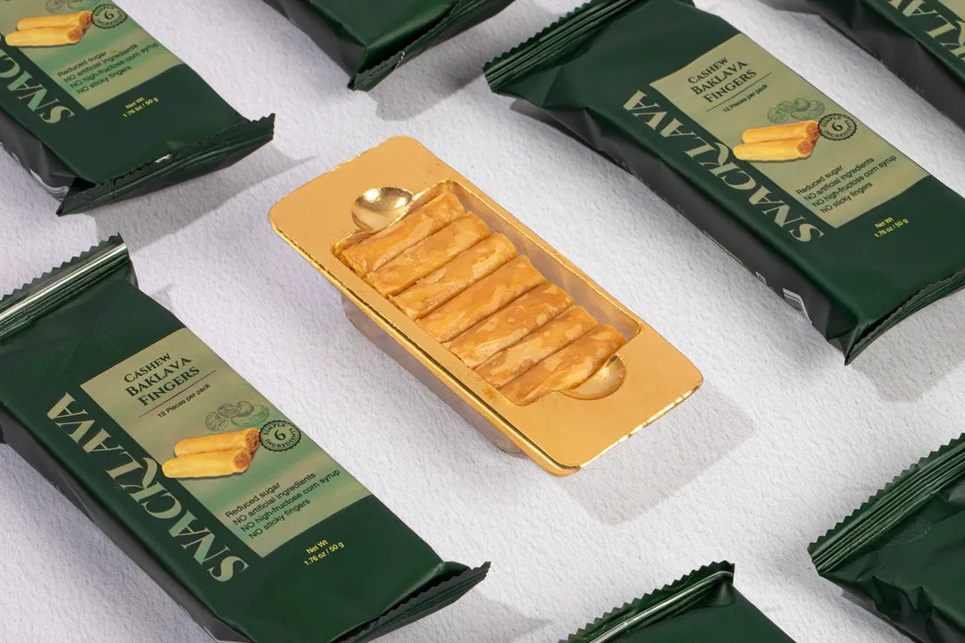 Baklava Fingers Cashew - Snacklava® | 20 Pack