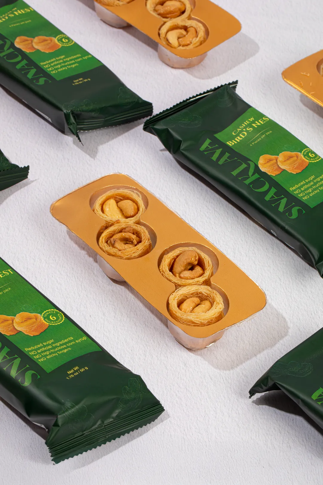 Bird's Nests Cashew - Snacklava® | 20 Pack