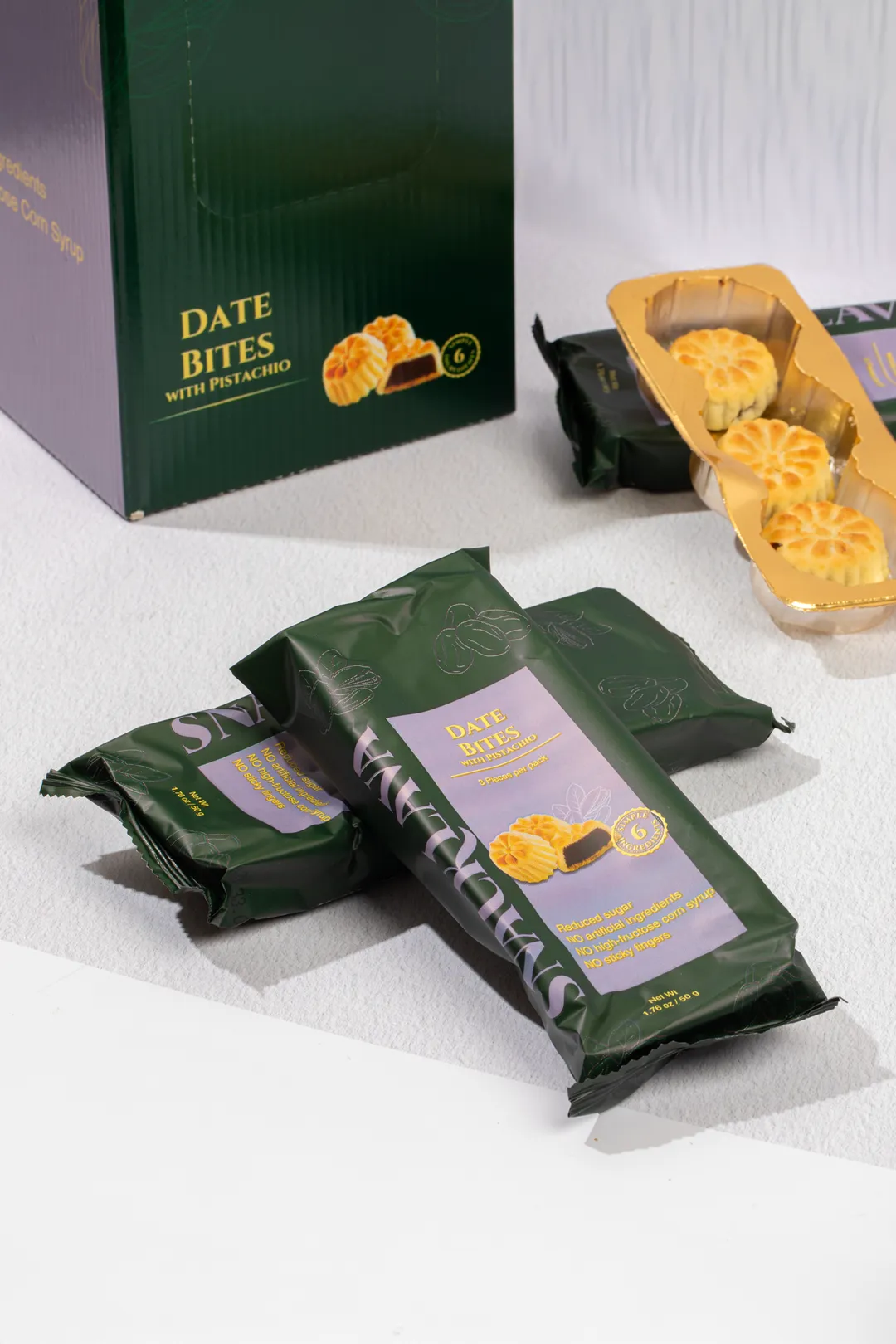 Dates Pistachio - Snacklava® | 20 Pack