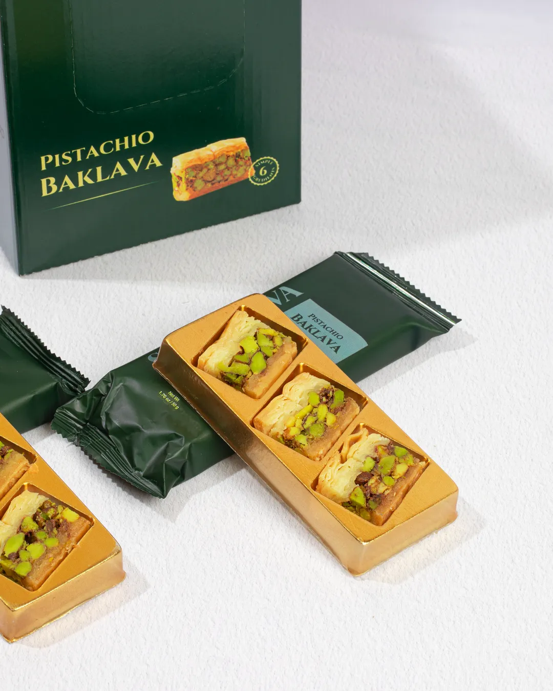 Baklava Pistachio - Snacklava® | 20 Pack