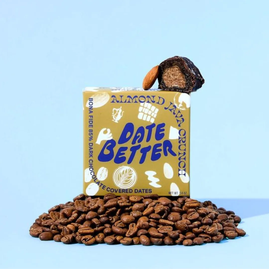 Almond Java Crunch – Chocolate Covered Dates