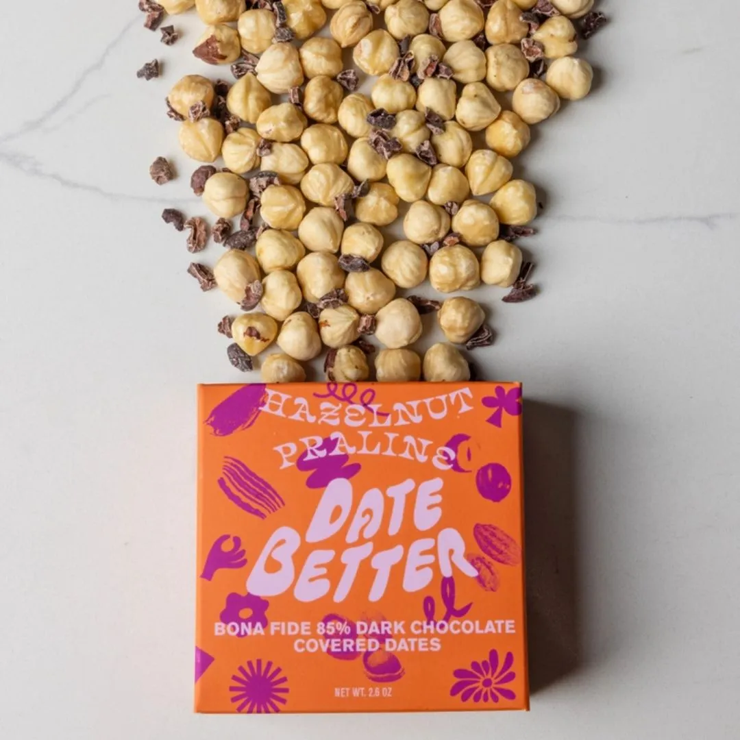 Hazelnut Praline – Chocolate Covered Dates