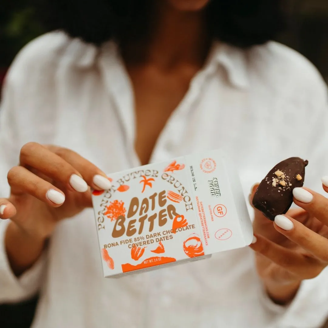 Peanut Butter Crunch – Chocolate Covered Dates