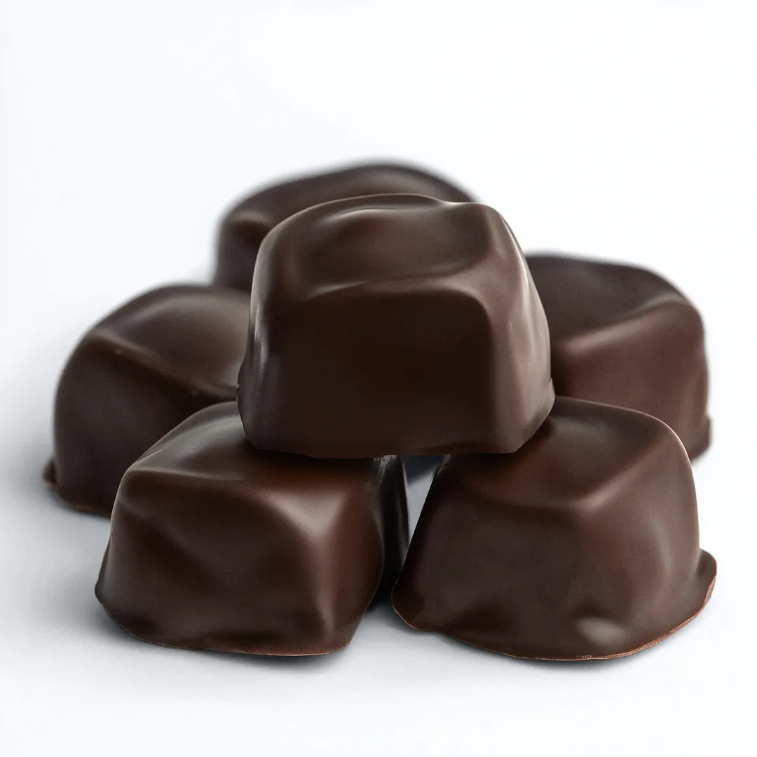 Peanut Butter Chocolate Covered Date Caramels