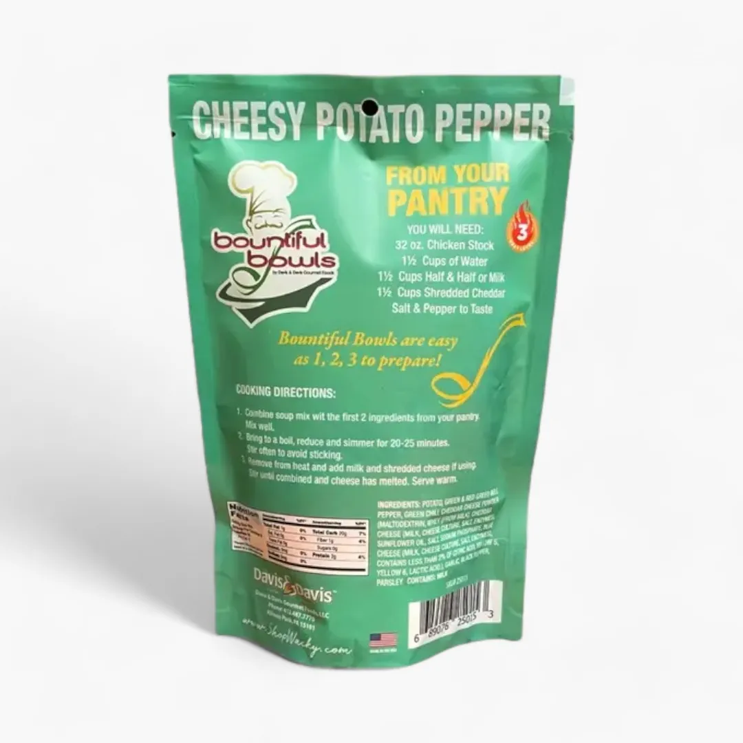 Cheesy Potato Pepper Bountiful Bowl Soup Mix