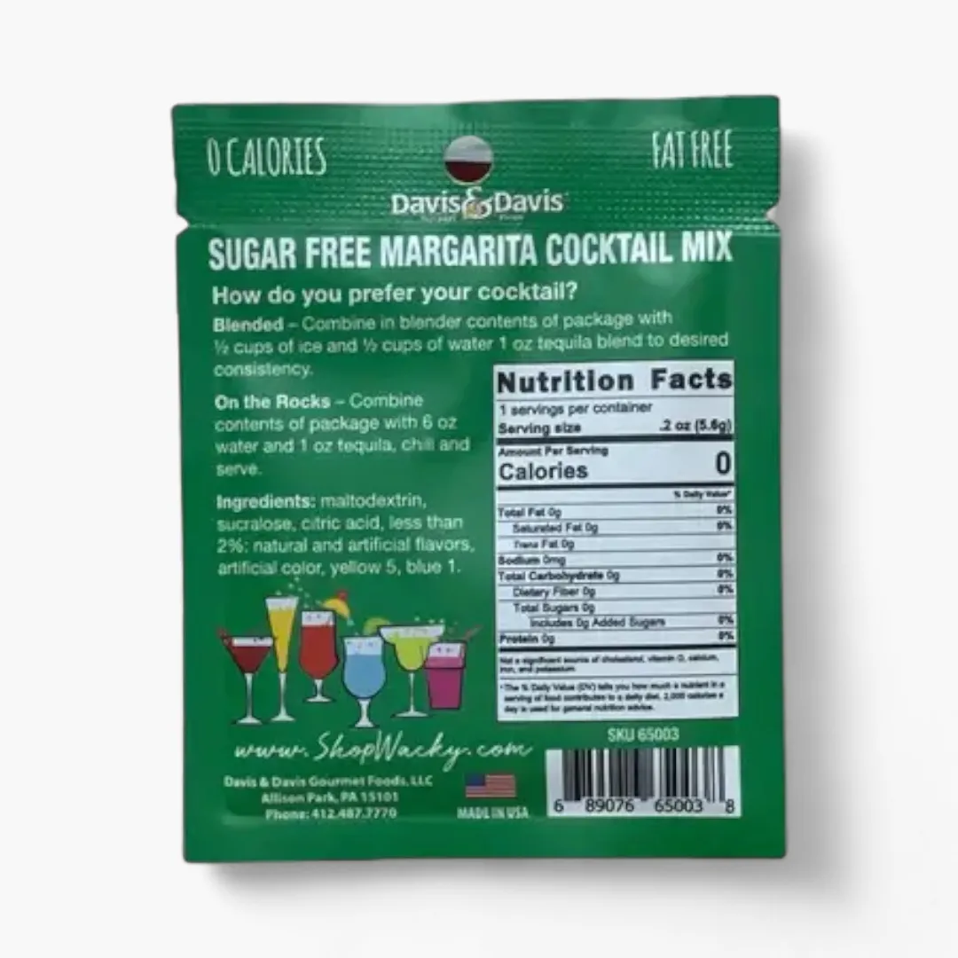 Margarita Zero Sugar Single Serve Craft Cocktail Mix