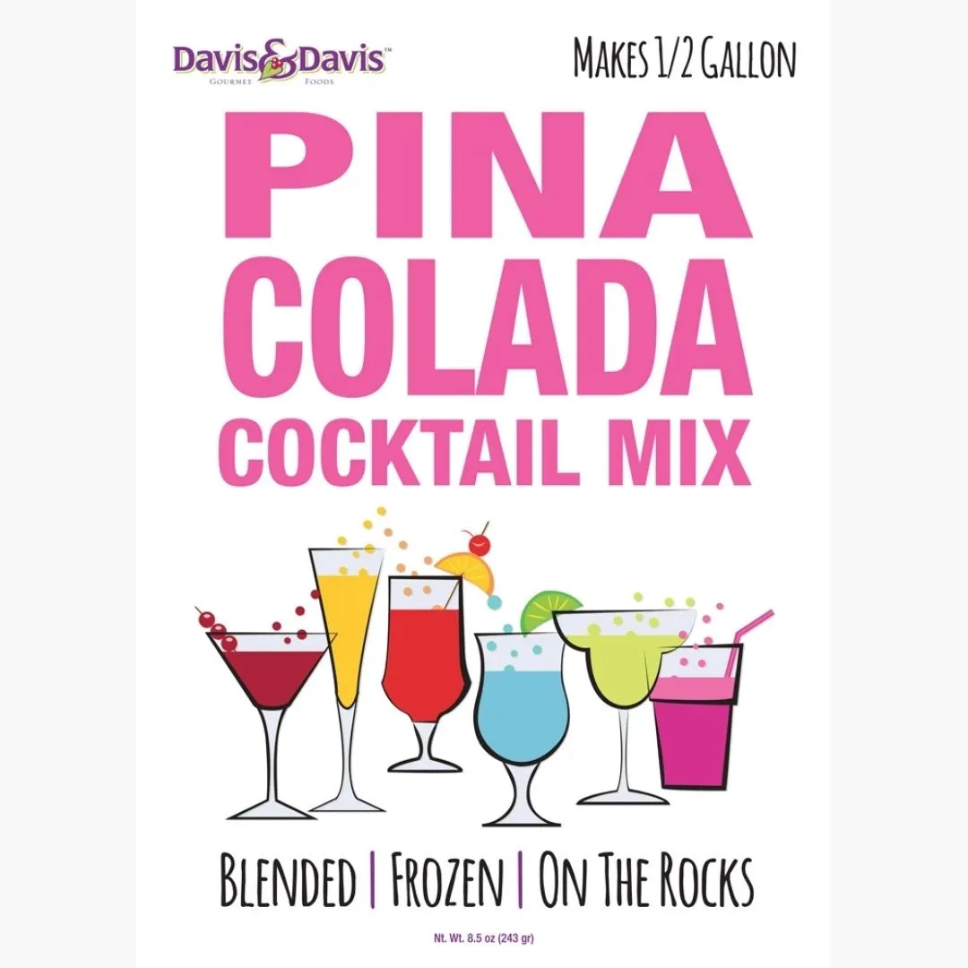 Pina Coloda Cocktail Mix - Makes 1/2 Gallon