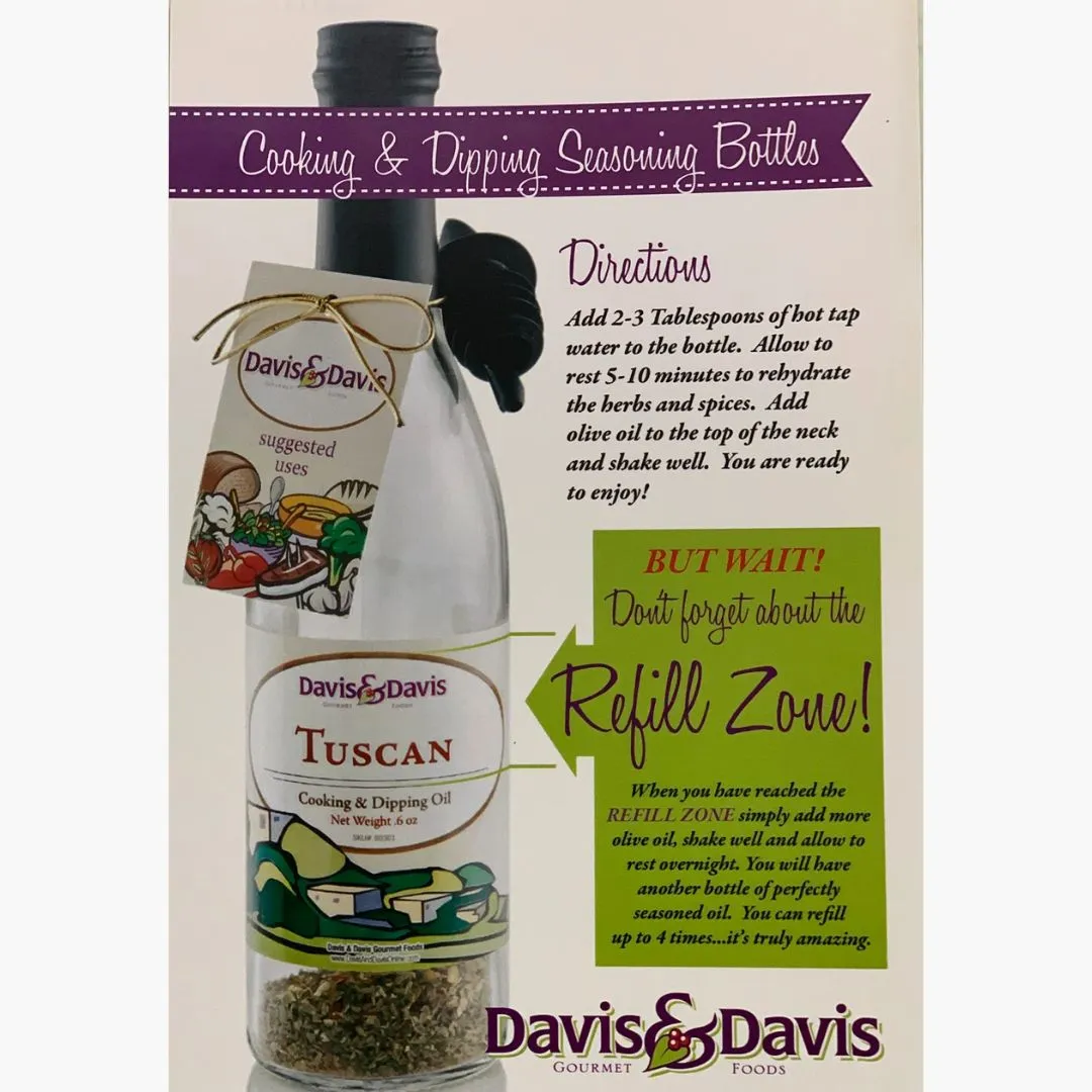 Tuscan - Italian with A Bite - Olive Oil Infusion Kit