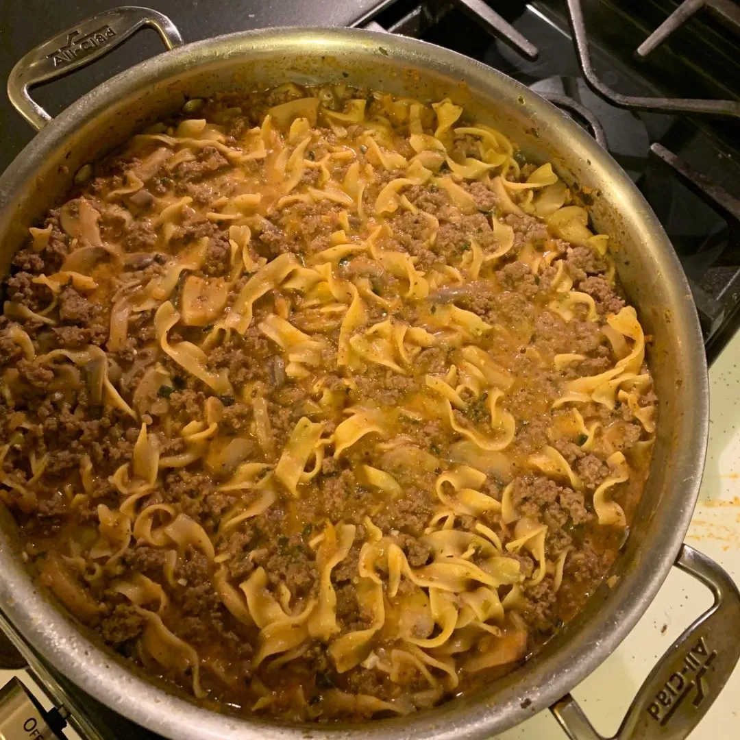 Weeknight Stroganoff Skillet