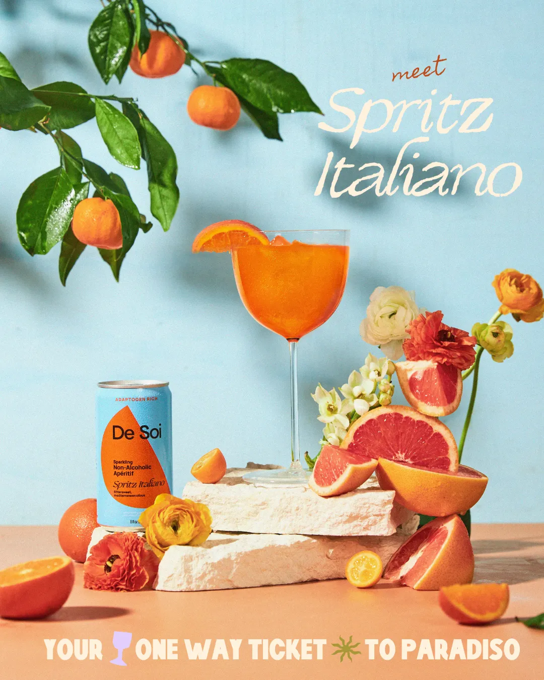 De Soi Spritz Italiano, Cans 24-pack (8oz)