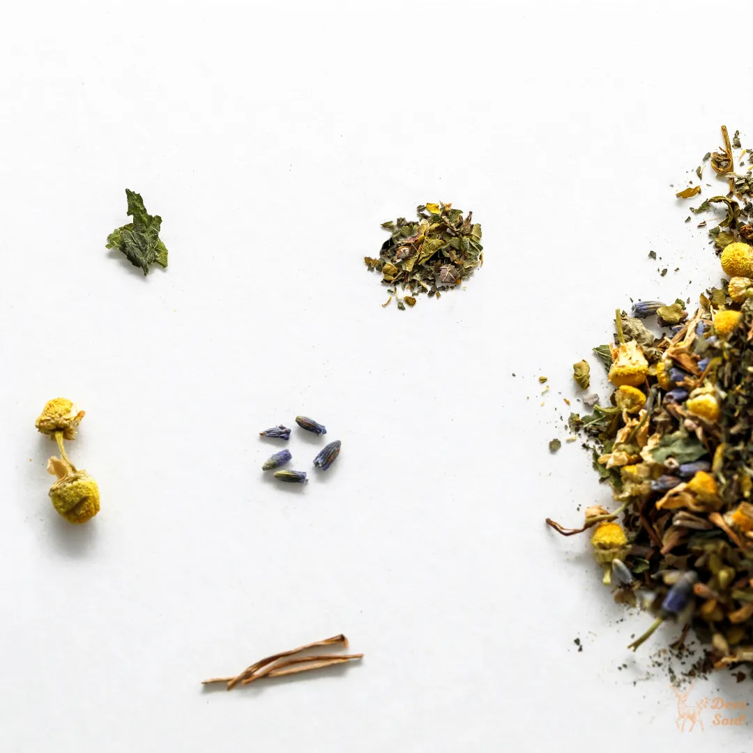 SoothEase — Chamomile & Lemon Balm Herbal Tea (1.5oz)