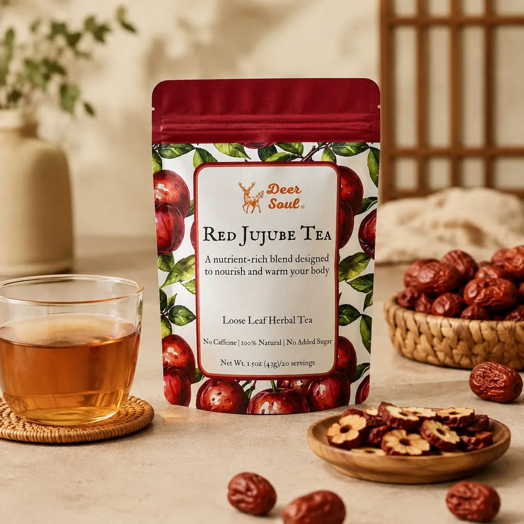 Red Jujube — Red Date, Longan & Goji Herbal Tea (1.5oz)
