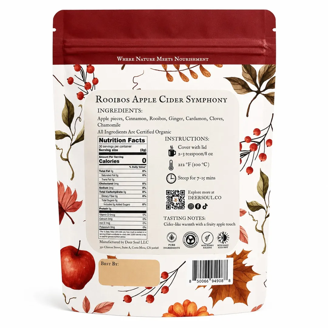 Rooibos Apple Cider — Mulled Apple & Cinnamon Rooibos Tea (1.5oz)