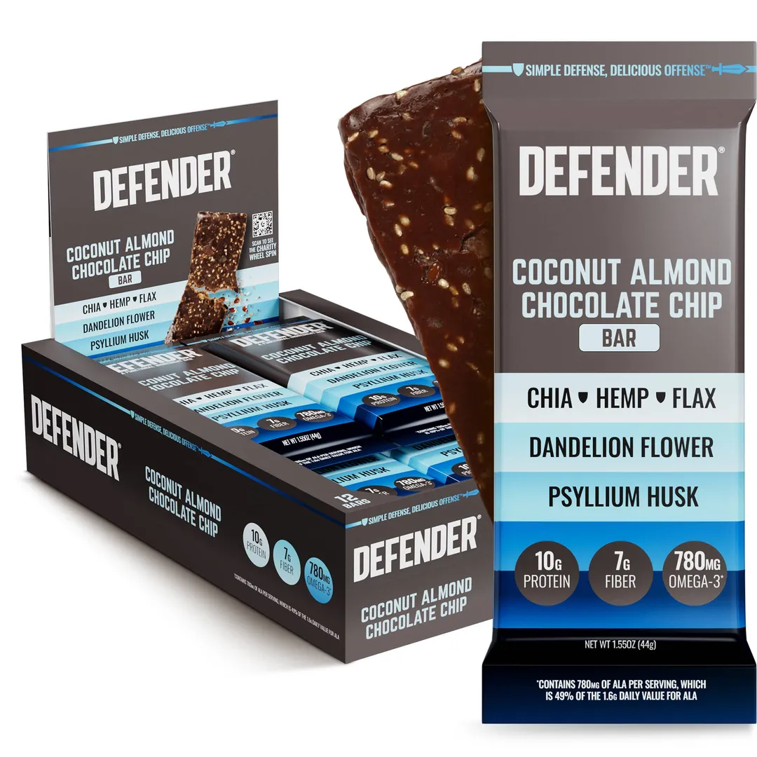NEW: Free Wooden Display, Defender Bar, 3 Flavors (216 Bar)