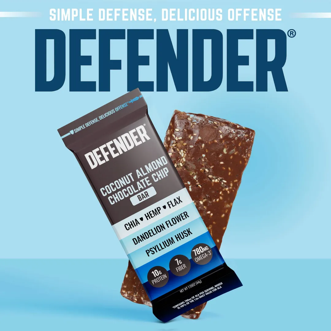 NEW: Free Wooden Display, Defender Bar, 3 Flavors (216 Bar)
