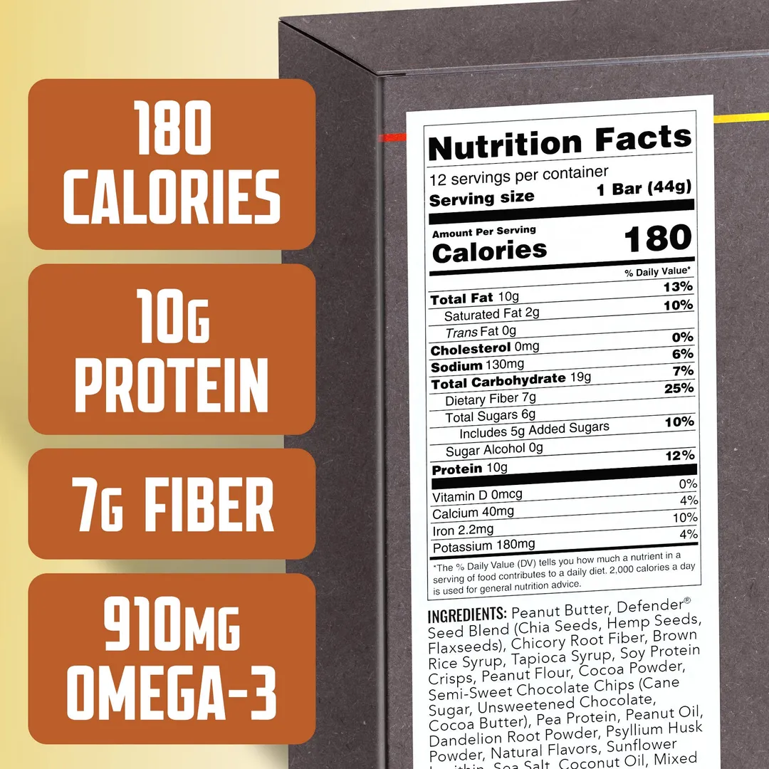 NEW: Free Wooden Display, Defender Bar, 3 Flavors (216 Bar)