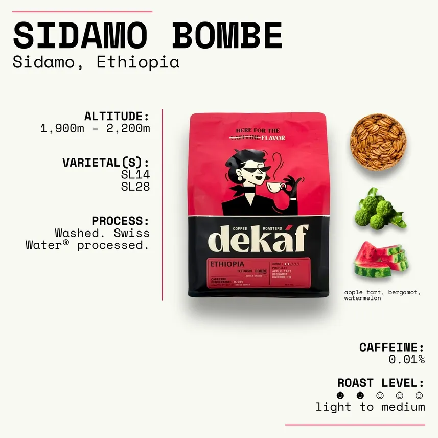 Ethiopia Sidamo Bombe (Whole Bean - 1 lb)