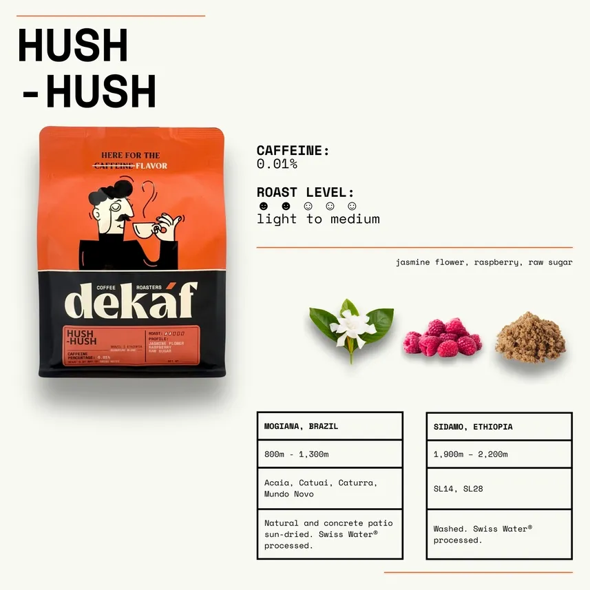 Hush-Hush Signature Blend (Whole Bean - 12oz)