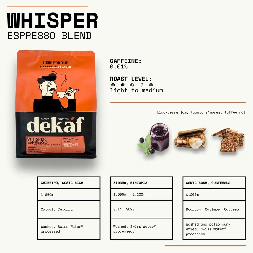 Whisper Espresso Blend (Whole Bean - 12oz)