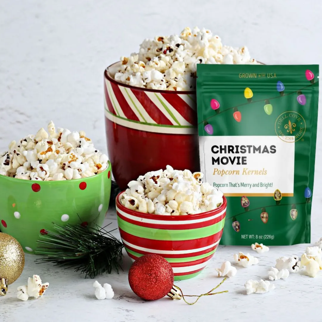 Christmas Movie Popcorn Kernels – Multicolor Holiday Popcorn