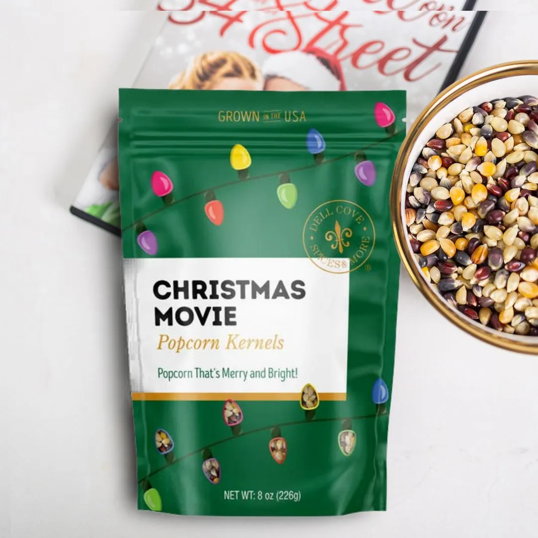 Christmas Movie Popcorn Kernels – Multicolor Holiday Popcorn