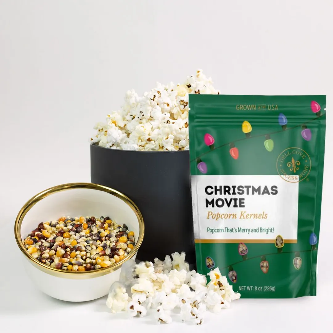Christmas Movie Popcorn Kernels – Multicolor Holiday Popcorn