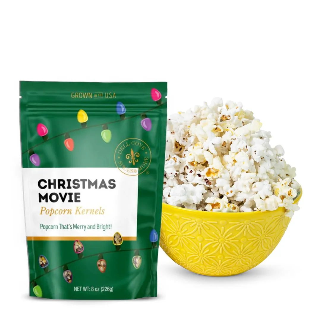Christmas Movie Popcorn Kernels – Multicolor Holiday Popcorn