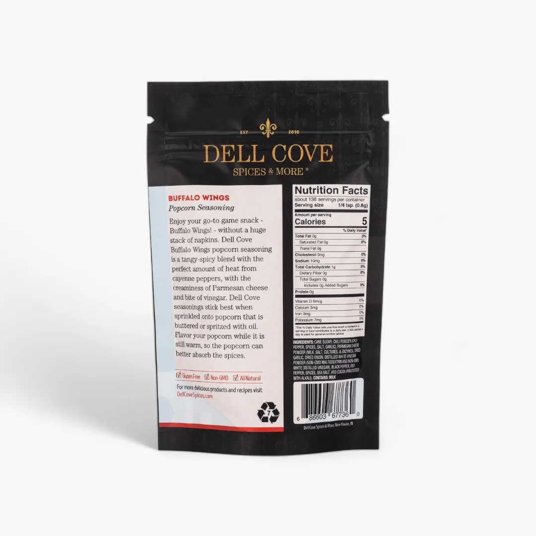Buffalo Wings Popcorn Seasoning - Spicy Popcorn Flavor