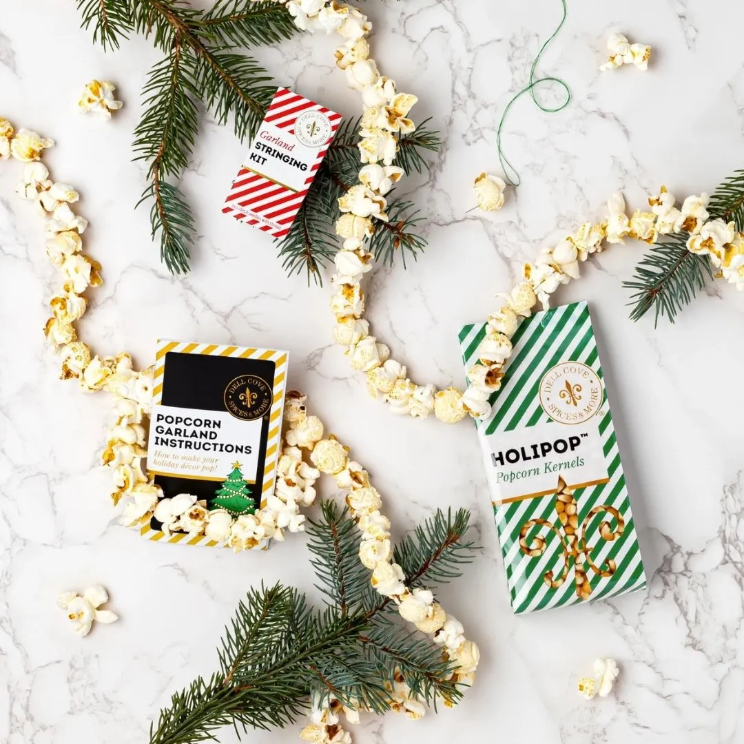 Holipop Popcorn Garland Kit - Diy Christmas Ornament Craft