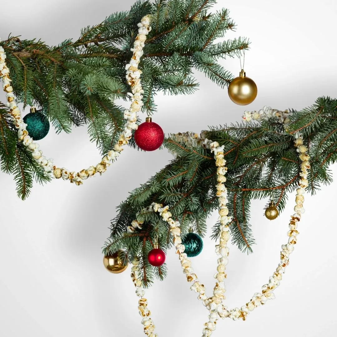 Holipop Popcorn Garland Kit - Diy Christmas Ornament Craft