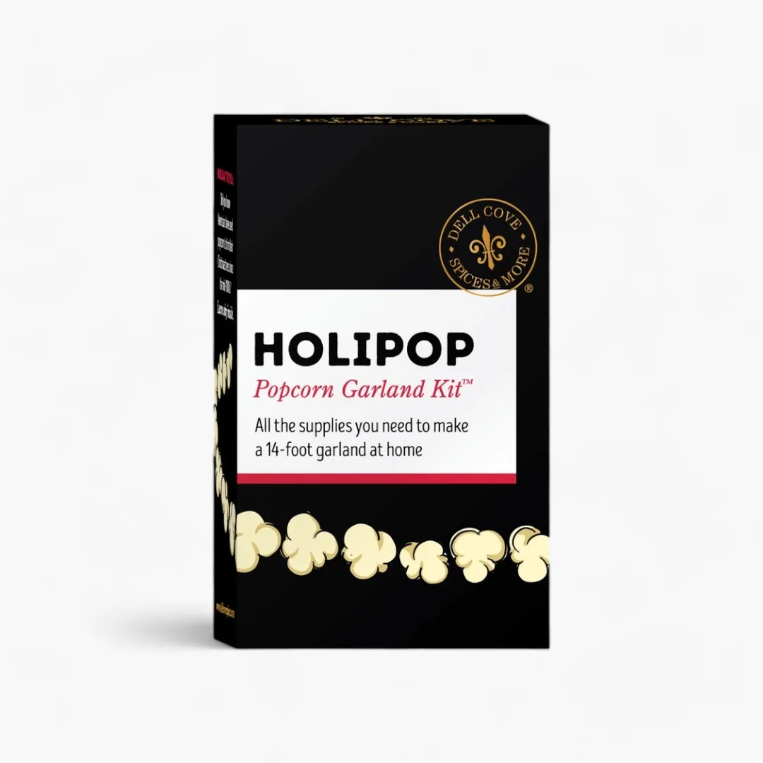 Holipop Popcorn Garland Kit - Diy Christmas Ornament Craft