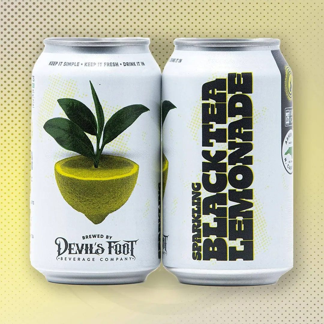 Devil's Foot Beverage - Sparkling Black Tea Lemonade (Case of 24)