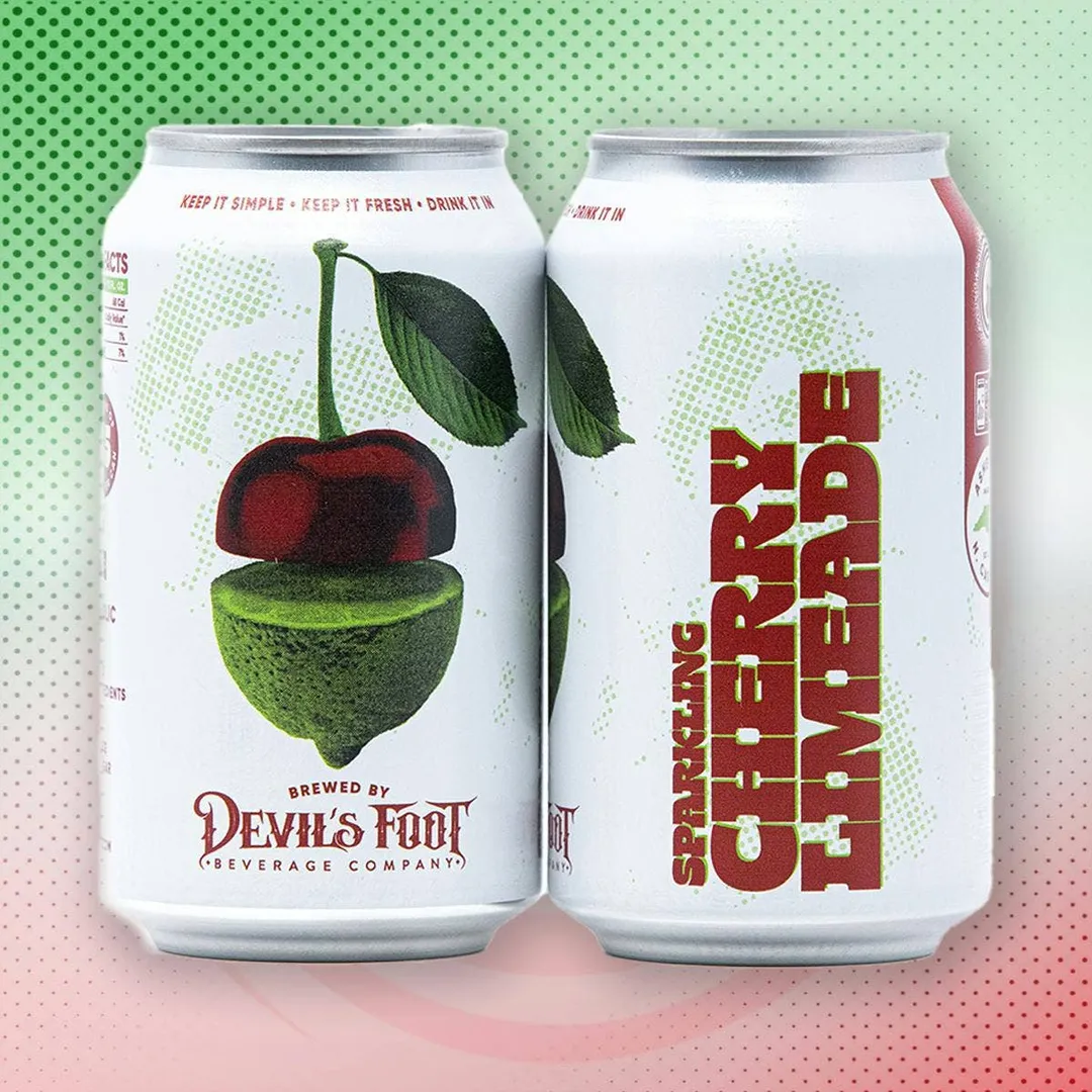 Devil's Foot Beverage - Sparkling Cherry Limeade (Case of 24)