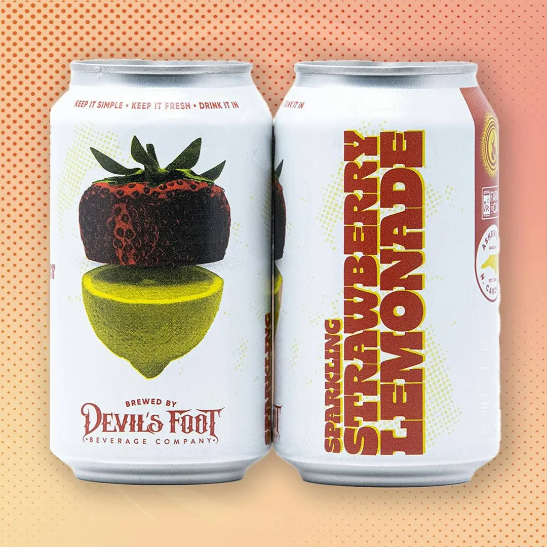 Devil's Foot Beverage - Sparkling Strawberry Lemonade (Case of 24)