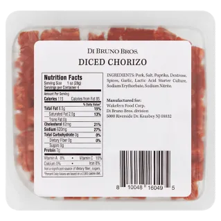 Diced Chorizo